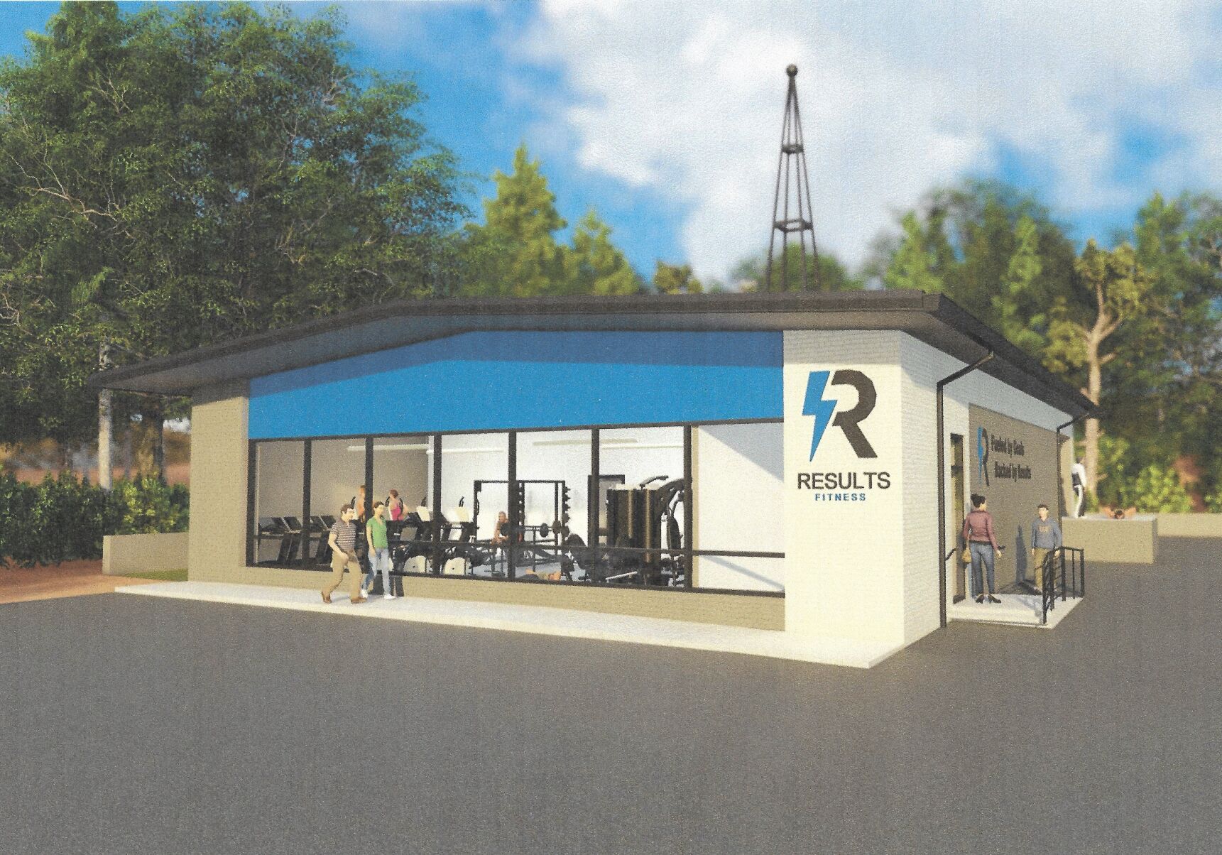 gym rendering